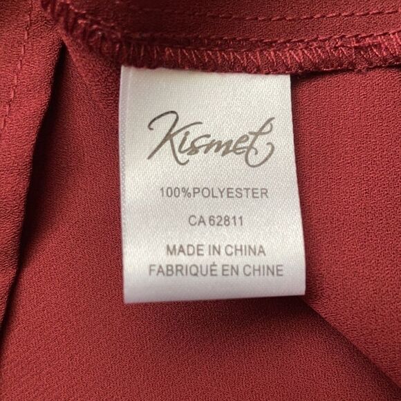 Kismet Sheer Top with Lace Shoulders Size Small - Picture 8 of 9